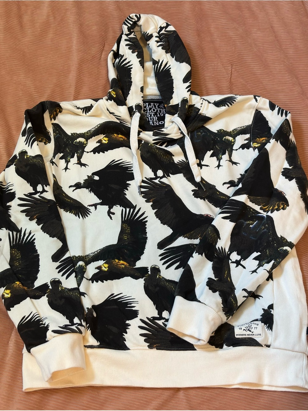 Play Cloths (Clipse) Raven-Print Hoodie